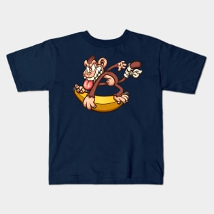 Monkey banana Kids T-Shirt